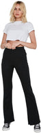 NOISY MAY NMPASA HW FLARED PANTS NOOS - Flared pantalon - High-waist - Elastische tailleband - M