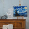 UNIDRAGON Houten Puzzel Voor Volwassenen Kunst Collectie - De Sterrennacht - 1000 stukjes - 44,4x56,1 cm