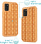 iMoshion Hoesje Geschikt voor Samsung Galaxy A02s Hoesje Siliconen - iMoshion Pop It Fidget Toy - Pop It hoesje - goud