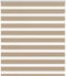 vidaXL - Zebra - Blind - 120x150 - cm - stofbreedte - 115,9 - cm - polyester - zandbruin