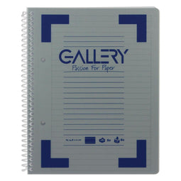 Gallery - Gallery Traditional spiraalschrift ft A5, gelijnd, geassorteerde kleuren, 160 bladzijden