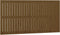 vidaXL - Wandhoofdbord - 166x3x90 - cm - massief - grenenhout - honingbruin