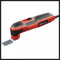 Einhell TC-MG 250 CE - Elektrische Multitool - 250 W - Inclusief schuurpapier en zaagblad