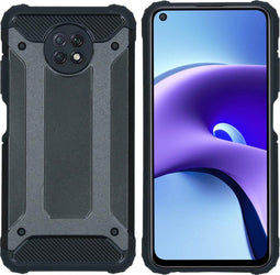 iMoshion Hoesje Geschikt voor Xiaomi Redmi Note 9T (5G) Hoesje - iMoshion Rugged Xtreme Backcover - Zwart