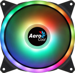 Aerocool AE-CFDUO14 - Ventilator 140mm - RGB LED 1000 rpm - Zwart