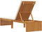 vidaXL - Ligbed - met - Kussen - 200x55x30 - cm - Massief - Acaciahout