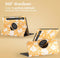 imoshion Tablet Hoes - Geschikt voor Samsung Galaxy Tab S9 11.0 inch - 360° Draaibare Design Bookcase 2.0 - Yellow Flowers