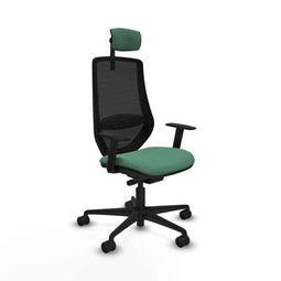 Bureaustoel Piqueras y Crespo D036N2W Smaragdgroen