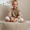 Wigiwama Teddy Ottoman / Poef - Ø65x20cm - Biscuit