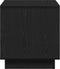 vidaXL - Salontafel - Zwart - Eiken - 40x40x43 - cm - Bewerkt - Hout