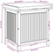 vidaXL - Kussenbox - voor - buiten - 60x50x61 - cm - massief - acaciahout