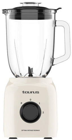 Taurus Optima Vintage 1500 Max - Blender - 800W 1,8L Ice-crush - Crème