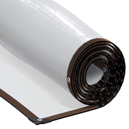 vidaXL - Doorzichtig - zeildoek - met - zeilringen - 8x12 - m - polyethyleen