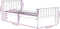 vidaXL - Bedframe - massief - grenenhout - wit - 100x200 - cm