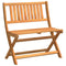 vidaXL - Opvouwbare - Tuinbank - 80x46x85 - cm - Massief - Acaciahout