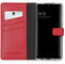 Selencia Galaxy A42 - Echt Lederen Bookcase - 3 Pashouders - Rood