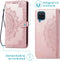 iMoshion Hoesje Geschikt voor Samsung Galaxy M22 / A22 (4G) Hoesje Met Pasjeshouder - iMoshion Mandala Bookcase - Rosé Goud