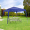 Juskys Vivara - Inklapbare Partytent - UV-bescherming 50+ - Blauw