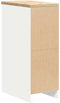 vidaXL - Garagekast - 30x51x85 - cm - massief - grenenhout - wit