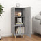 vidaXL - Dressoir - 34,5x34x90 - cm - bewerkt - hout - grijs - sonoma - eikenkleurig