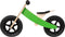 Broozzer luxe houten loopfiets CARBON FIBRE met ABEC 9 lagers en SPECIAAL gevulde rubberen luchtwielen 12 inch Groen