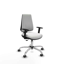 Piqueras y Crespo B1D056G - Bureaustoel - Verstelbare hoogte met armleuning - Wit