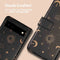 iMoshion Hoesje Geschikt voor Google Pixel 6a Hoesje Met Pasjeshouder - iMoshion Design Bookcase smartphone - Zwart / Sky Black