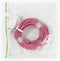 Nedis CAT6 Netwerkkabel - RJ45 Male - RJ45 Male - S/FTP - 20.0 m - Rond - LSZH - Roze - Polybag