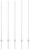 vidaXL - Schuttingpalen - 10 - stuks - U-Channel - 140 - cm - Gegalvaniseerd - Staal