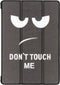 Tablet Hoes Geschikt voor Lenovo Tab P10 - Design Trifold Bookcase - Meerkleurig /Don't touch my pad
