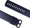 imoshion Siliconen bandje - Geschikt voor Fitbit Charge 4, Charge 3 - Donkerblauw - One Size