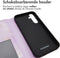 iMoshion Hoesje Geschikt voor Samsung Galaxy S23 FE Hoesje Met Pasjeshouder - iMoshion Design Bookcase smartphone - Paars / Purple Marble
