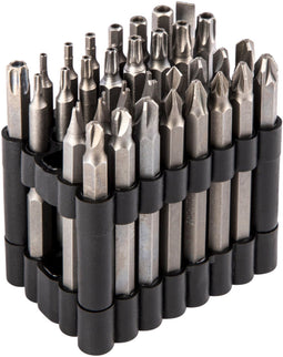 Brüder Mannesmann M29732 - Bitset 32 dlg - 75mm lange bits - Praktische houder