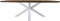 Tafel Fishbone Danish - 260x110x76 - Naturel/wit - Eiken/metaal
