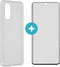 iMoshion Hoesje met screenprotector Geschikt voor Samsung Galaxy S20 Hoesje met screenprotector Siliconen - iMoshion Softcase Backcover + Premium Screenprotector - Transparant