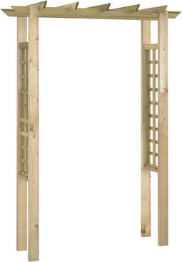 vidaXL - Rozenboog - 150x60x204 - cm - geïmpregneerd - hout