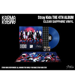 Stray Kids - Karma - LP - Gekleurd Vinyl - Clear Sapphire