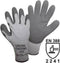 Showa 451 Thermo Grip Grijze Palm Werkhandschoenen - Maat S - Thermo Verwarmde Handschoenen