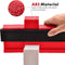 Contourmeter | 25 cm | Contour Duplicator | Grote Snijcontour Duplicator Meter | ABS Plastic meetgereedschap | Rood