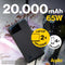 Aqiila Powerbird B20+ - Powerbank 20000mAh 65W - Zwart