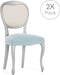 Stoelhoes Eysa BRONX Aquamarijn 50 x 5 x 50 cm 2 Stuks