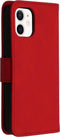 iMoshion Hoesje Geschikt voor iPhone 12 Mini Hoesje Met Pasjeshouder - iMoshion Uitneembare 2-in-1 Luxe Bookcase - Rood