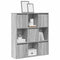 vidaXL - Boekenkast - 89x24x101,5 - cm - bewerkt - hout - grijs - sonoma - eikenkleur
