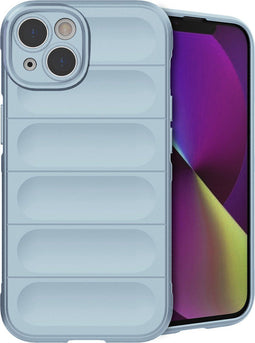 imoshion Hoesje - Geschikt voor iPhone 14 - EasyGrip Backcover - Lichtblauw