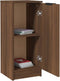 vidaXL - Dressoirs - 2 - st - 30x30x70 - cm - bewerkt - hout - wit