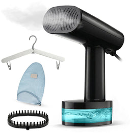 Vapore Kledingstomer - Handstomer 1640W - 360ML Watertank - Inklapbare Hanger - Zwart