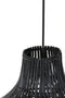 Light & Living PACINO Hanglamp Ø50 x 51,5 cm - Zwart Rotan - Modern Design - E27
