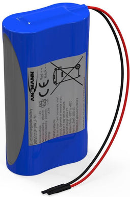 Ansmann 2S1P Accupack Aantal cellen: 2 Batterijgrootte: 18650 Kabel Li-ion 7.4 V 2600 mAh
