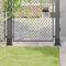 vidaXL - Spokkels - vierkant - 4 - st - 81x81 - mm - gepoedercoat - staal - antraciet