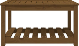 vidaXL Tuintafel 82,5x50,5x45 cm massief grenenhout honingbruin